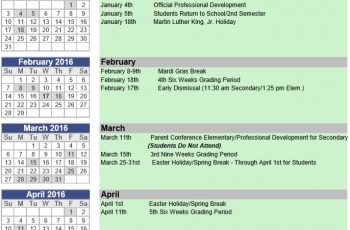 Event Planning Calendar Template Free Download