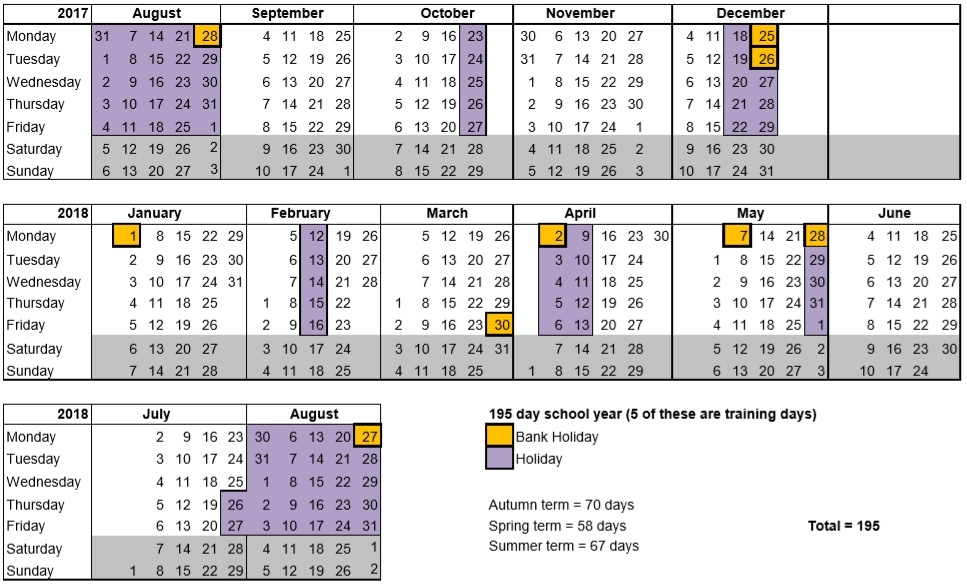 Free Printable Academic Calendar Templates [Excel, Word, PDF]