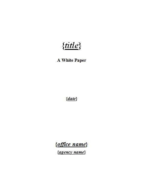 white paper template word