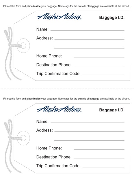 luggage tag template