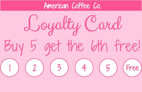 beautiful editable punch cards