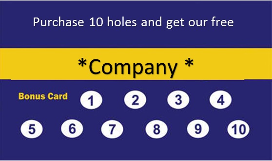 latest punch card template