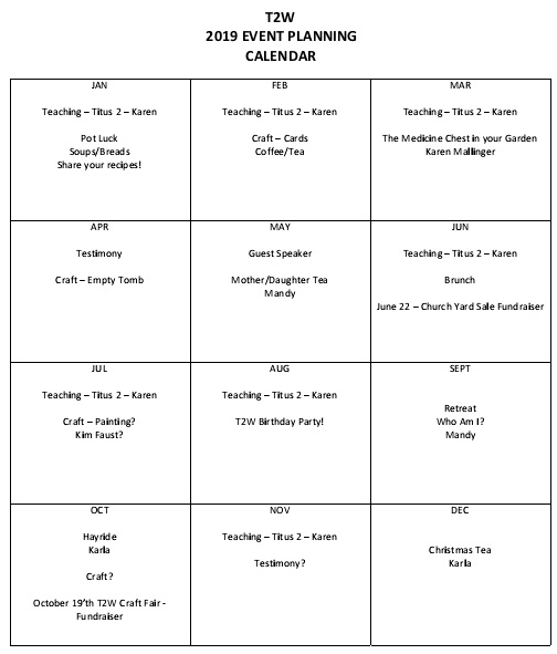 event management schedule template
