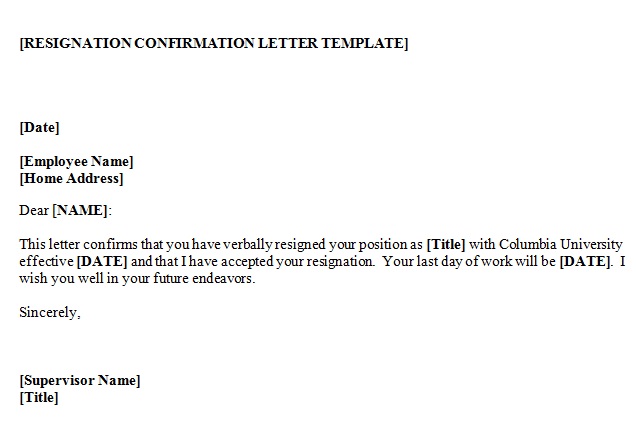 two weeks notice letter