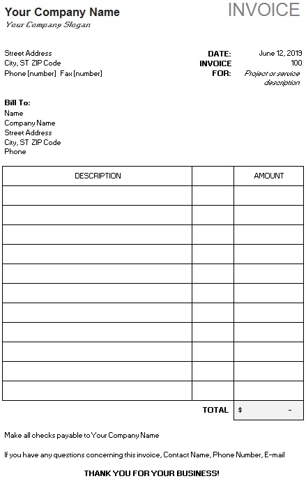 quickbooks sales receipt template