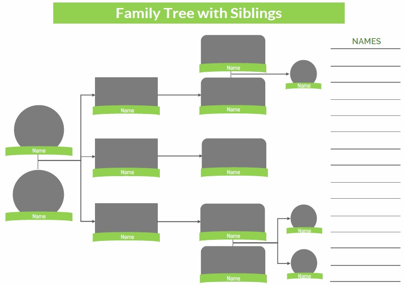 Family Tree With Siblings