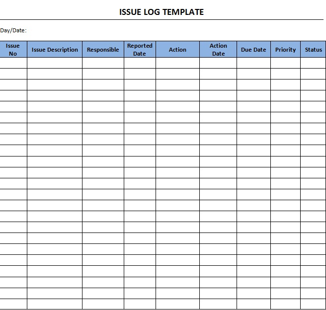 bug tracker excel template