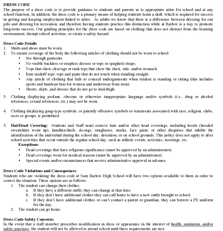 dress code policy template 1
