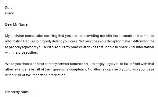 attorney contract termination letter