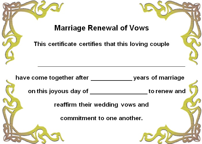 marriage renewal of vows