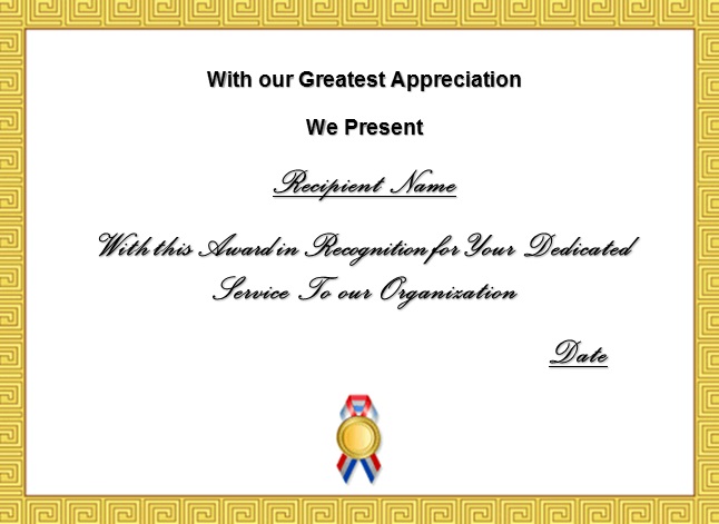 certificate of recognition 2
