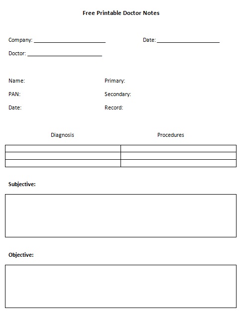 doctors note template 5