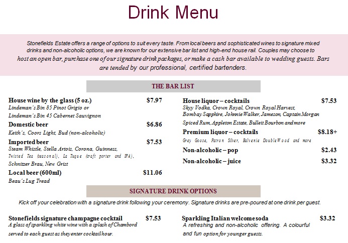 drink menu template 17