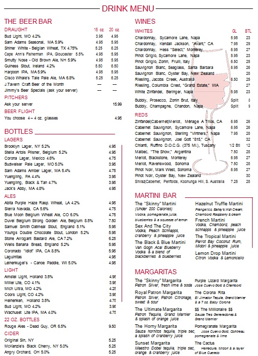 drink menu template 20
