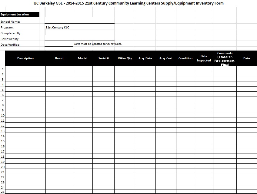 inventory spreadsheet template 4