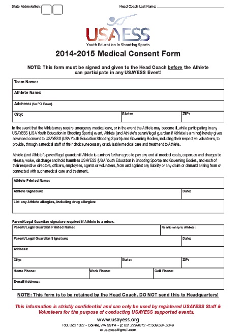 medical consent form 11
