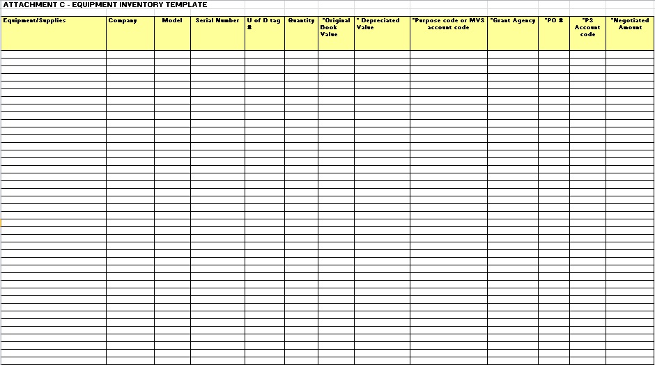 plant inventory spreadsheet template 1