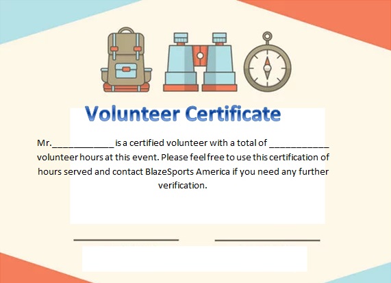 volunteering certificate template 22