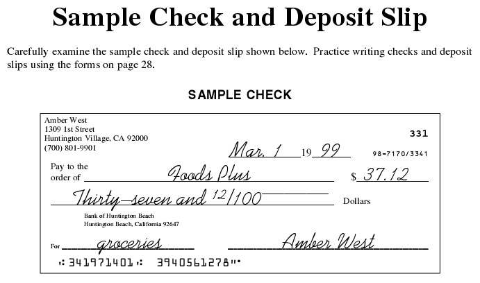 blank check template 18
