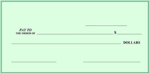 blank check template 4