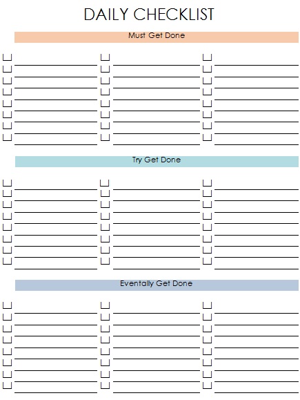 checklist template 16
