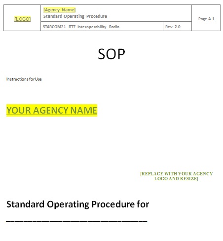 standard operating procedure template 15