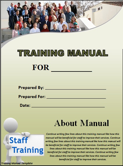 training manual template 20