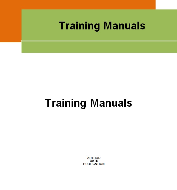 training manual template 22