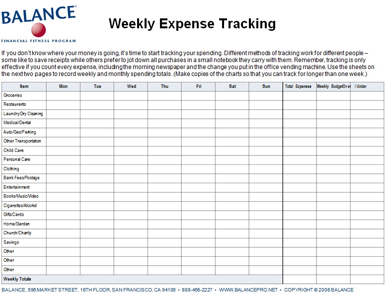 weekly budget template 26