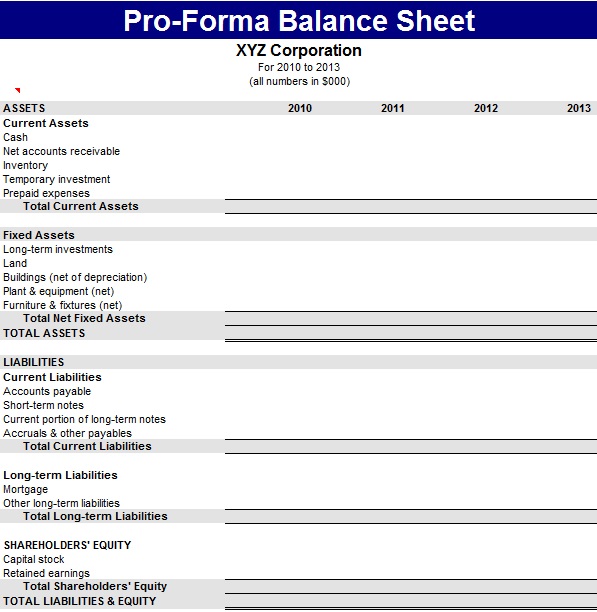 balance sheet template 20