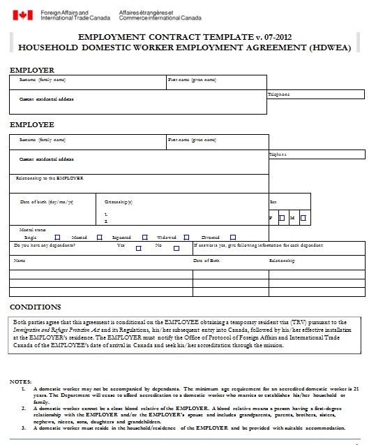 employment contract template 23