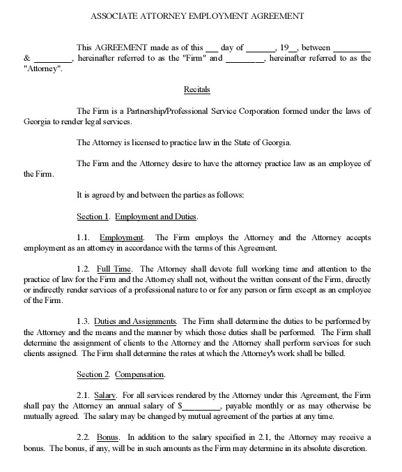 employment contract template 33