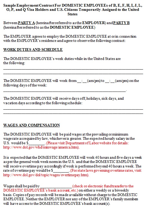 employment contract template 6
