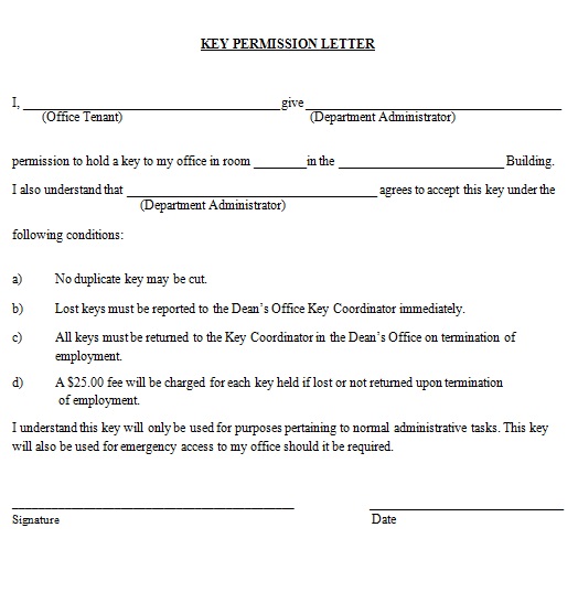 permission letter 7