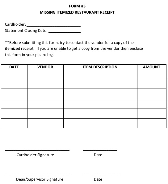 restaurant receipt template 10