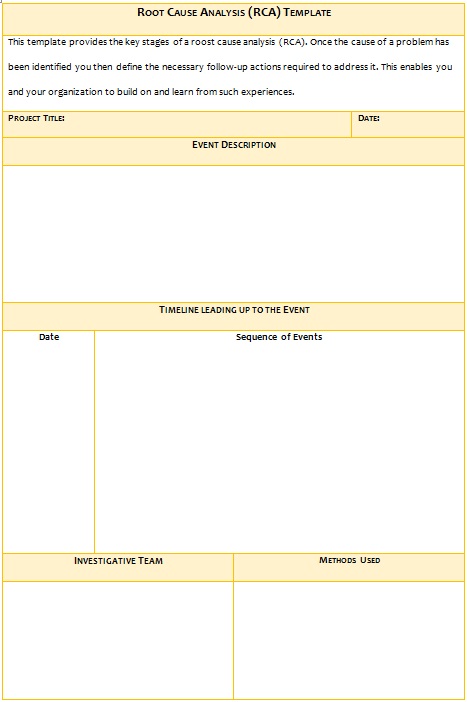 root cause analysis template 12