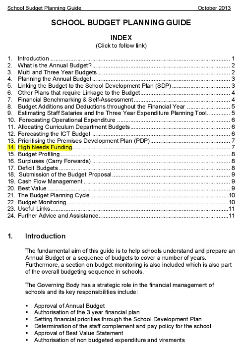 school budget planning guide