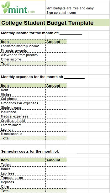 school budget template 2