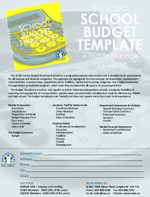 school budget template 7