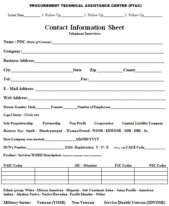 client information sheet 4