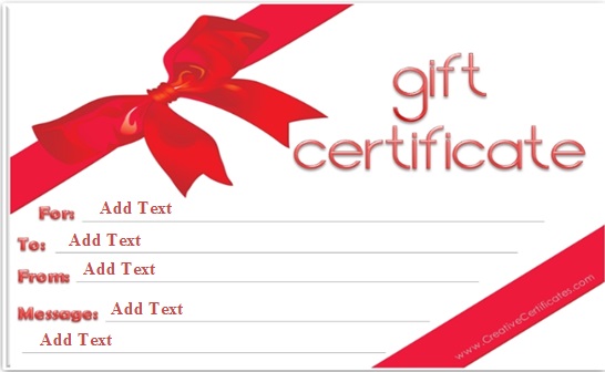 gift certificate template 14