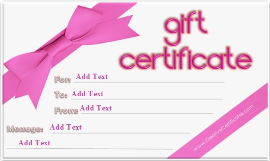 gift certificate template 7