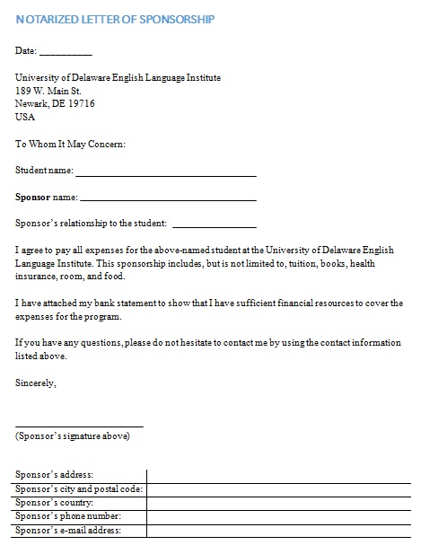 notarized letter template 2