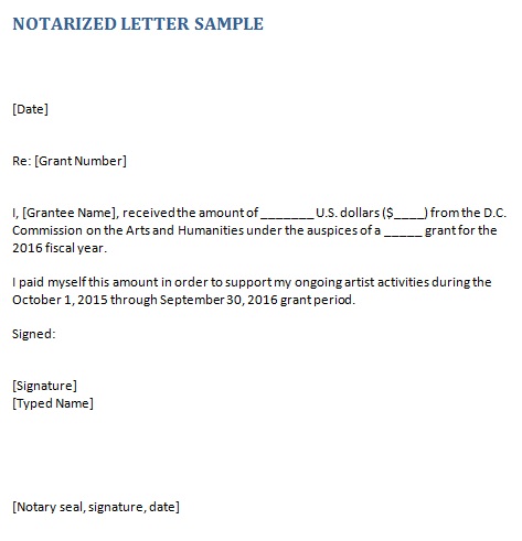 notarized letter template 22