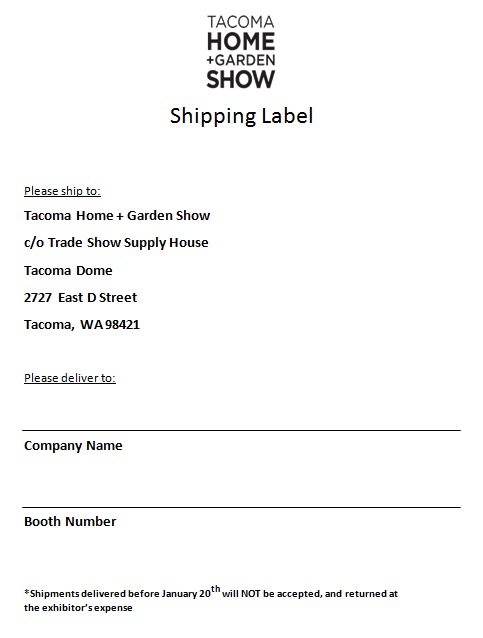 shipping label template 11