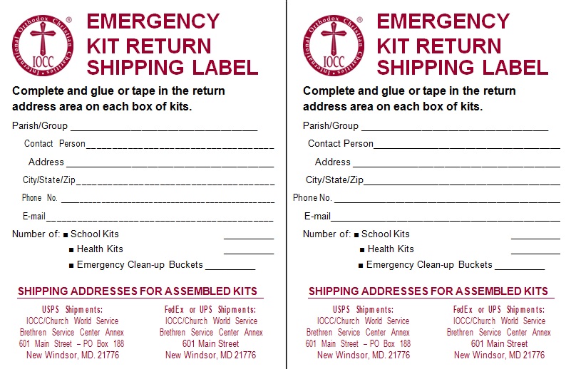 shipping label template 9