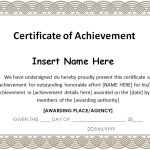 38+ Free Certificate Of Achievement Templates [Word]