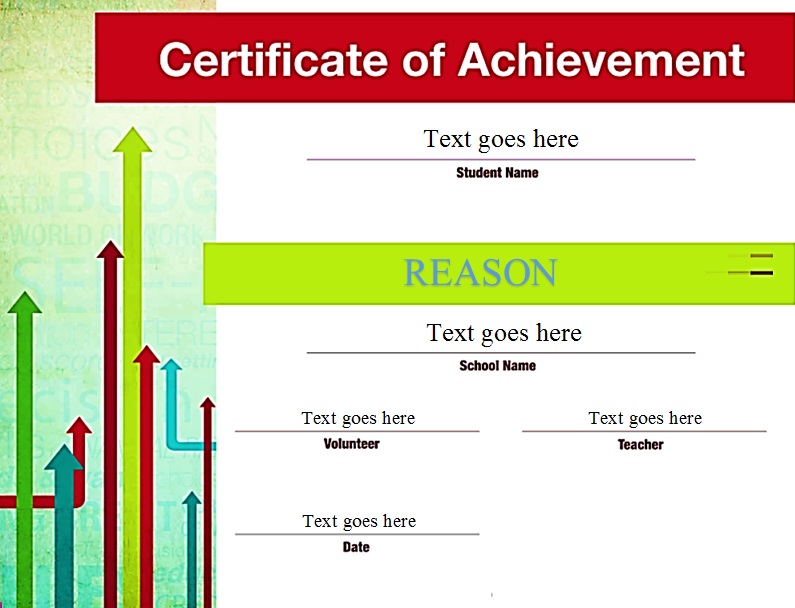 certificate of achievement template 34