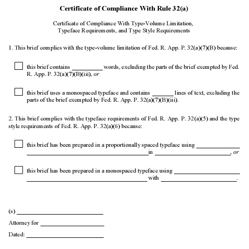 certificate of compliance template 14