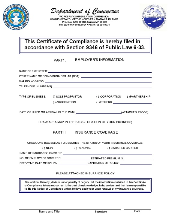 certificate of compliance template 32